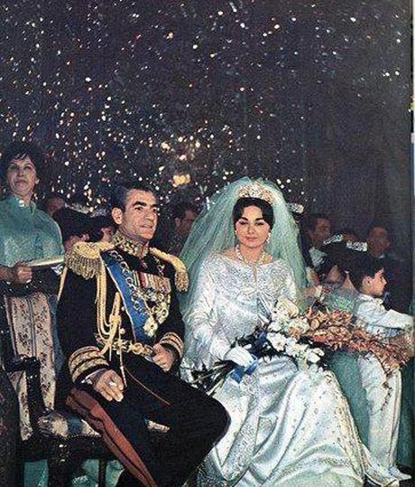 عکس محمدرضا شاه با فرح پهلوی