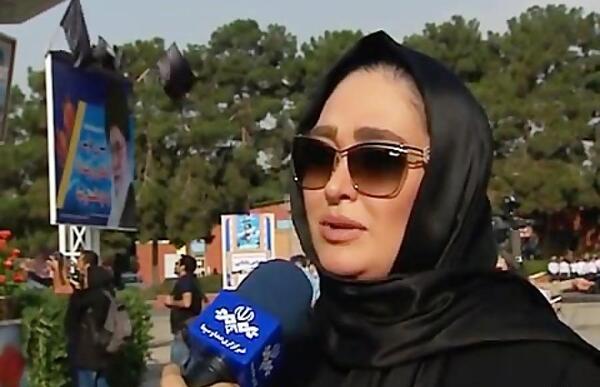 عکس همسر شهید بابایی