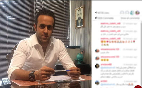 عکس دکتر علی کریمی در قم