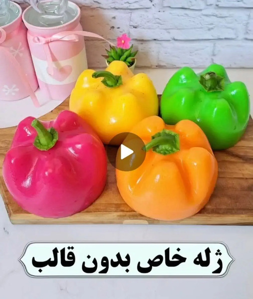 عکس ایده ژله بدون قالب