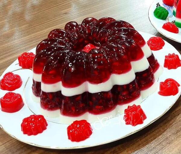 عکس ایده ژله بدون قالب