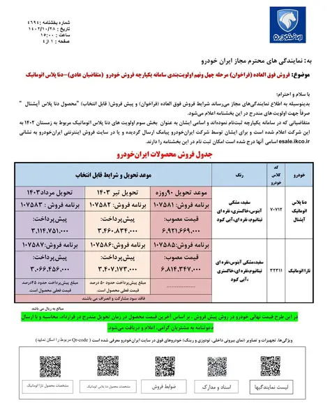 عکس صفحه ثبت نام ایران خودرو