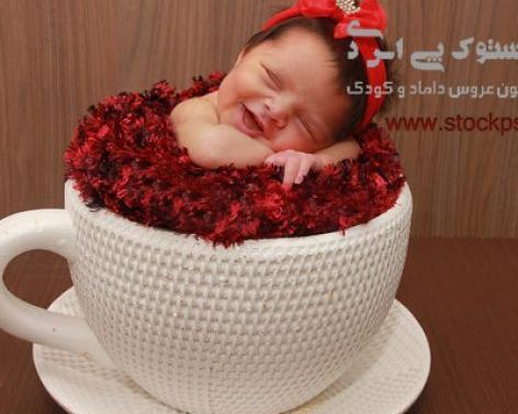 عکس بک گراند ماهگرد نوزاد