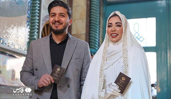عکس عروس و داماد بندری