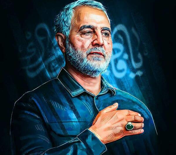 عکس حاج قاسم کیفیت بالا