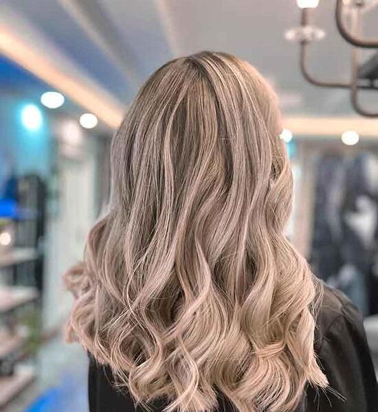 عکس رنگ مو جدید با دکلره