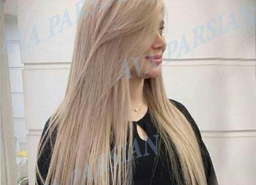 عکس رنگ مو جدید با دکلره