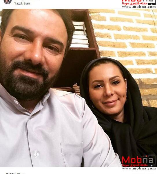 عکس برزو ارجمند و خواهرش بهار