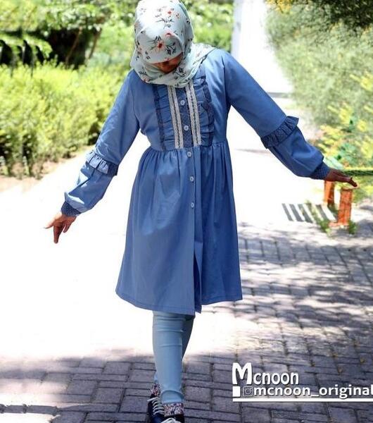 عکس مدل مانتو عید ۱۴۰۰ دخترانه