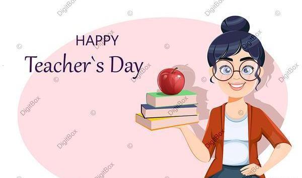 عکس نوشته فانتزی تبریک روز معلم