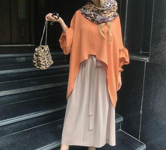 عکس بلوز جلو کوتاه پشت بلند