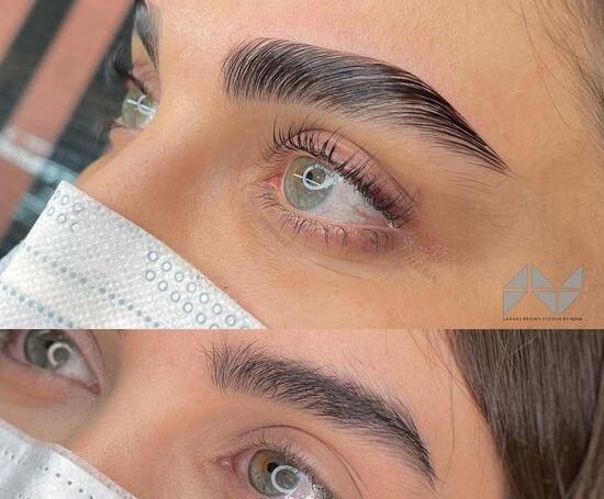 عکس فانتزی لیفت مژه و ابرو