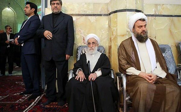 عکس همسر جدید آیت الله جنتی