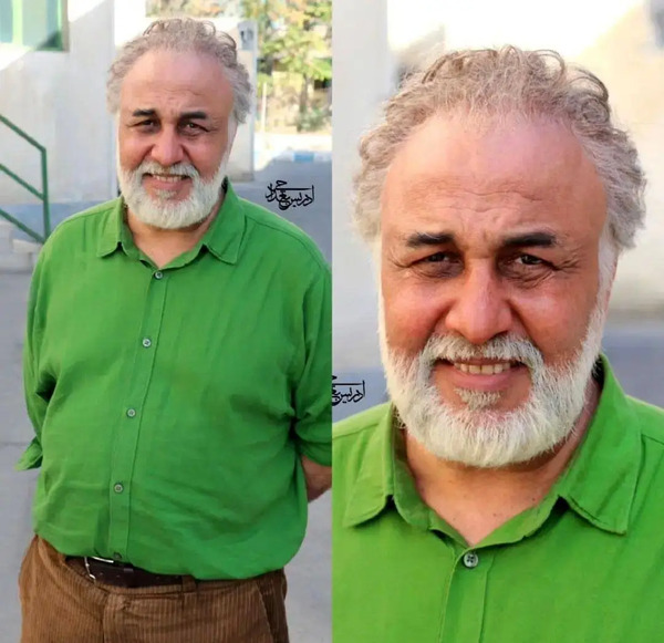 عکس با مقنعه رضا عطاران