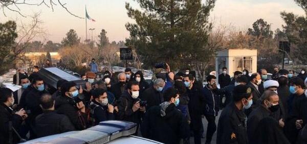 عکس خاکسپاری علی انصاریان