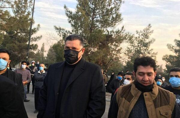عکس خاکسپاری علی انصاریان