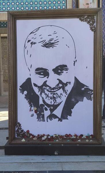عکس سردار سلیمانی و شهید فخری زاده