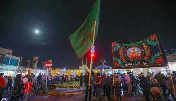 عکس شب پیاده روی