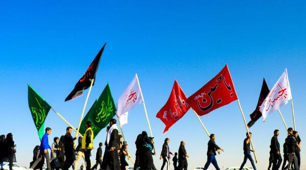 عکس شب پیاده روی