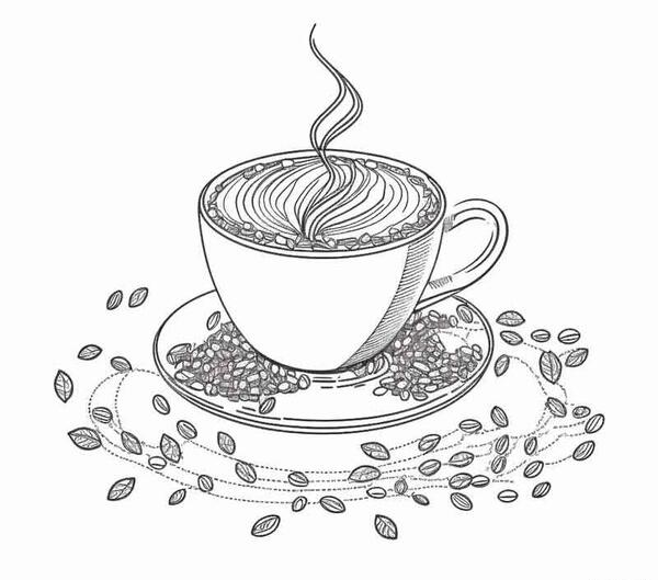 عکس نقاشی لیوان های زیبا