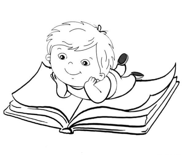 عکس نقاشی هفته کتاب و کتاب خوانی
