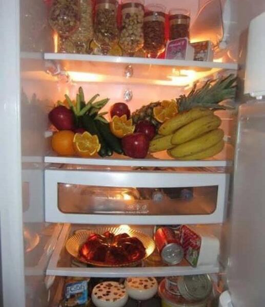 عکس ایده یخچال عروس