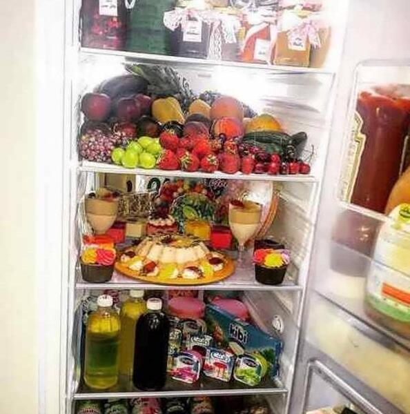 عکس ایده یخچال عروس
