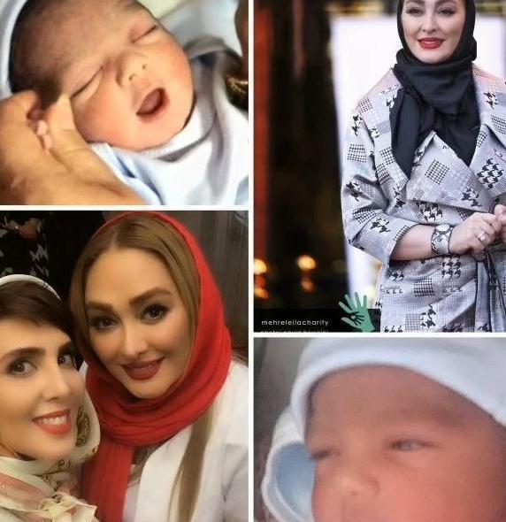 عکس الهام حمیدی با خانواده