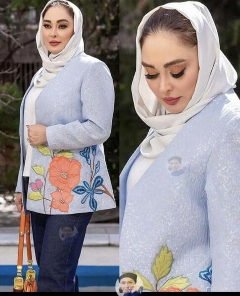 عکس الهام حمیدی با خانواده