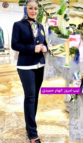 عکس پسر الهام حمیدی الوین