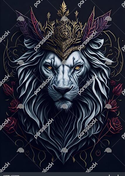 عکس شیر مشکی برای پروفایل