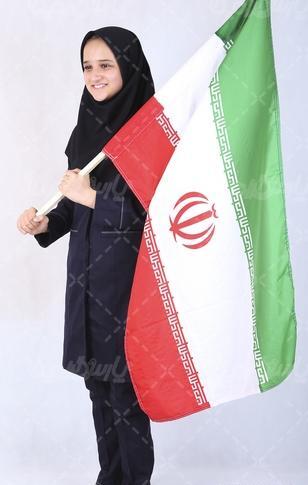 عکس دانش آموز دختر با حجاب