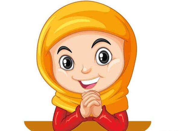 عکس دانش آموز دختر با حجاب
