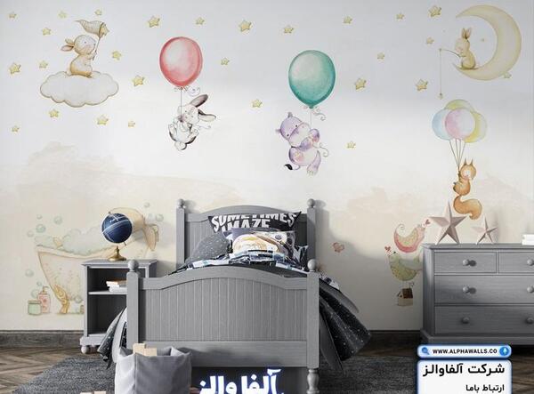 عکس کاغذ دیواری اتاق