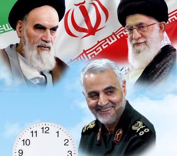 عکس نوشته قاسم سلیمانی با کیفیت بالا