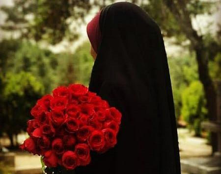عکس پروفایل با حجاب دو نفره