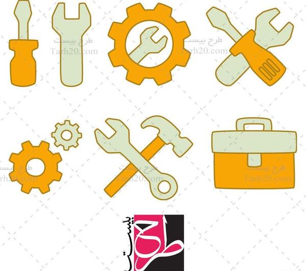 عکس دانلود وکتور آچار