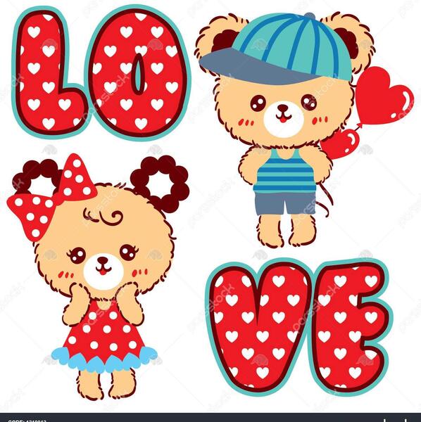 عکس عشقی کارتونی