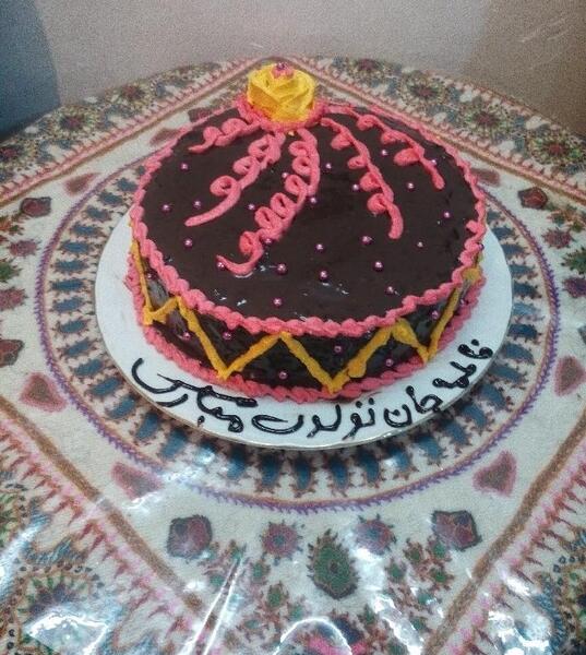 عکس کیک تولد خودم