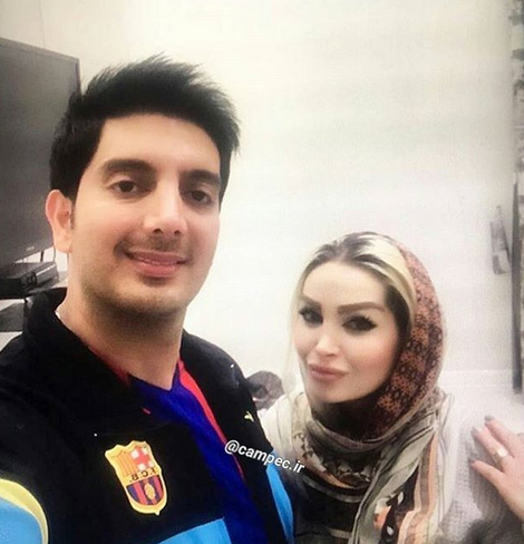 عکس خواهر فرزاد فرزین