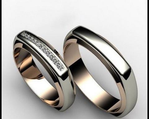 عکس حلقه ازدواج نقره مردانه