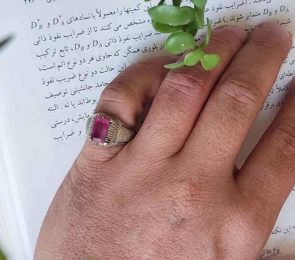 عکس حلقه ازدواج نقره مردانه