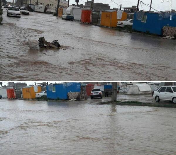 عکس زلزله و سیل