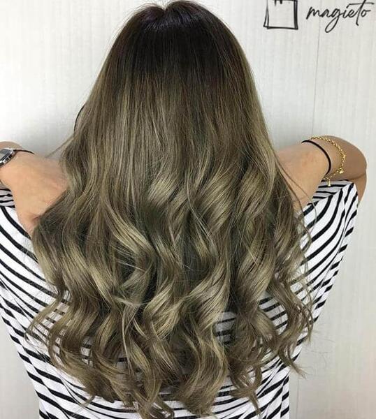 عکس رنگ مو بدون دکلره