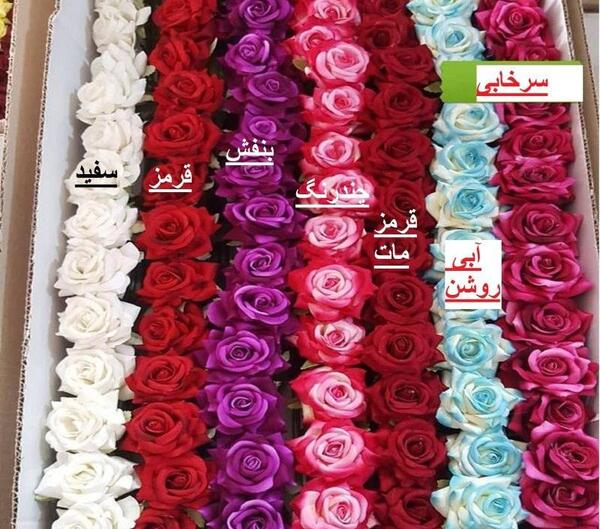 عکس گل رز پلاستیکی