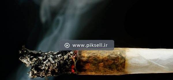 عکس سیگار در حال سوختن