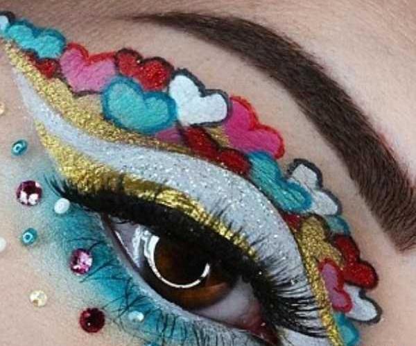 عکس چشم و ابرو نقاشی