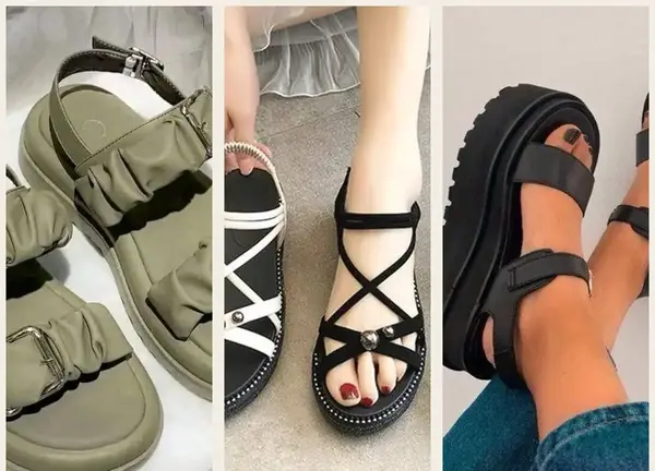 عکس صندل دخترانه تابستانی شیک