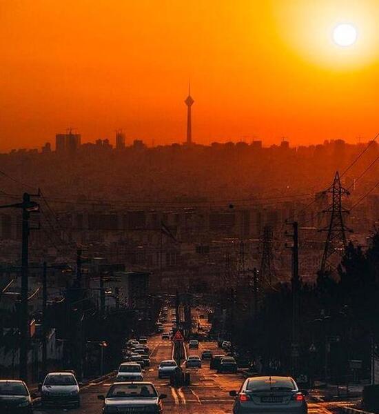 عکس عاشقانه غروب دونفره