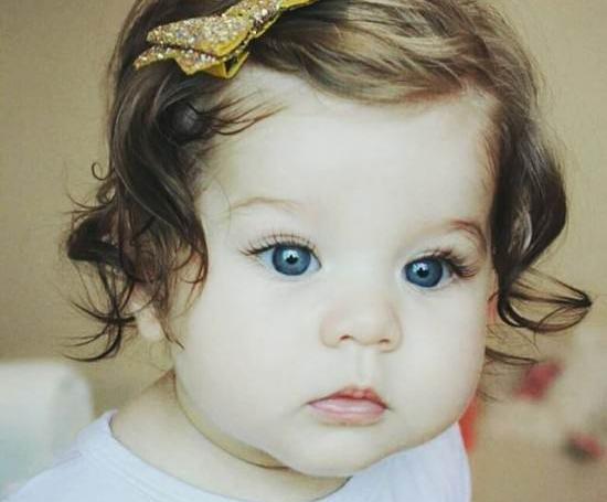 عکس نوزاد دختر و زیبا